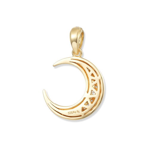 Helen Kirchhofer - Seinerzeit Muna Gold Mond Anhänger - SZA-3960-462