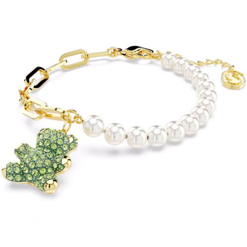 Helen Kirchhofer - Swarovski Teddy Armband Bär Grün Gold - 5669167