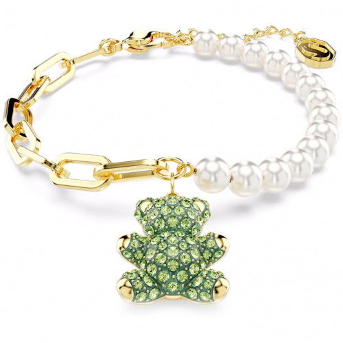 Helen Kirchhofer - Swarovski Teddy Armband Bär Grün Gold - 5669167