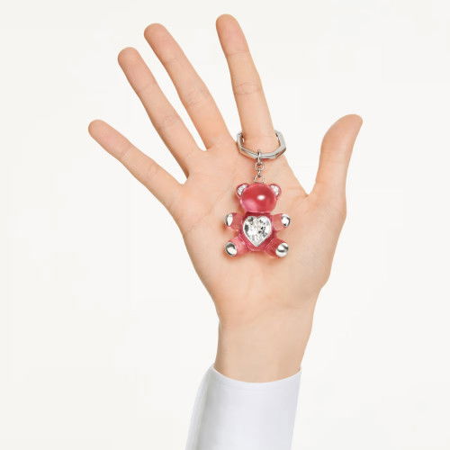 Helen Kirchhofer - Swarovski Teddy Schlüsselanhänger Bär Rosa Rhodiniert - 5735365
