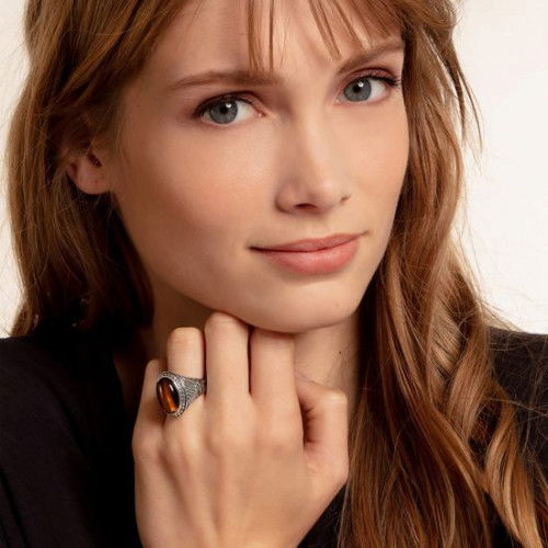 Helen Kirchhofer - Thomas Sabo Ring Brown - TR2241-826-2
