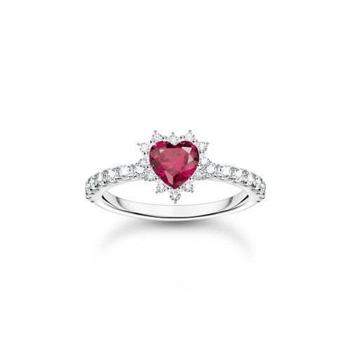 Helen Kirchhofer - Thomas Sabo Herz Ring Romance Silber - TR2484-013-10