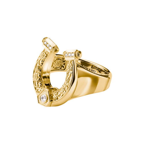 Helen Kirchhofer - Thomas Sabo Ring Hufeisen Elyndra 18k Vergoldung - TR2509-414-14