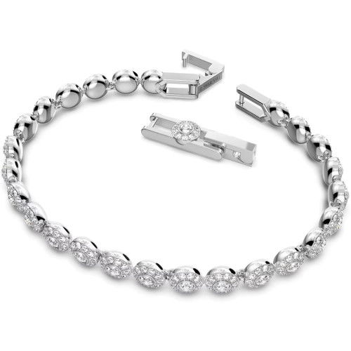 Helen Kirchhofer - Swarovski Una Angelic Armband Rundschliff Pavé Mittel Weiss Rhodiniert - 5071173