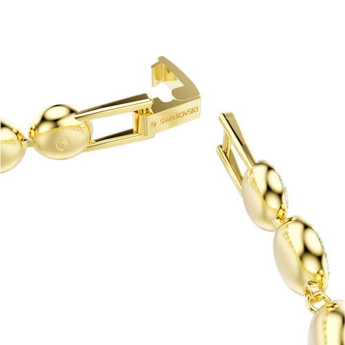 Helen Kirchhofer - Swarovski Una Angelic Armband Rundschliff Pavé Mittel Weiss Goldlegierungsschicht - 5505469