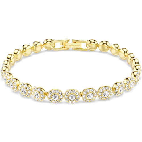 Helen Kirchhofer - Swarovski Una Angelic Armband Rundschliff Weiss Goldlegierungsschicht - 5749386