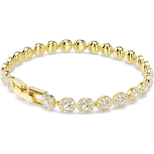 Helen Kirchhofer - Swarovski Una Angelic Armband Rundschliff Weiss Goldlegierungsschicht - 5749386