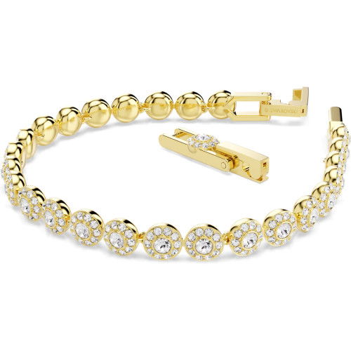 Helen Kirchhofer - Swarovski Una Angelic Armband Rundschliff Weiss Goldlegierungsschicht - 5749386
