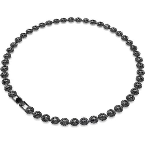 Helen Kirchhofer - Swarovski Una Angelic Halskette Rundschliff Schwarz Rutheniert - 5709412
