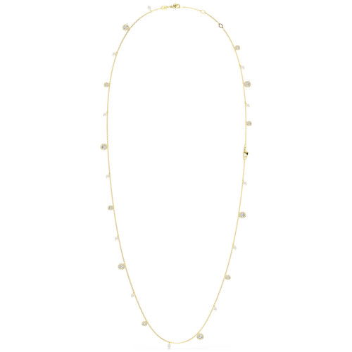 Helen Kirchhofer - Swarovski Una Angelic lange Halskette Kristallperle Rundschliff Weiss Goldlegierungsschicht - 5742380