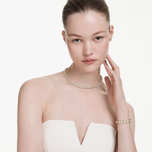 Helen Kirchhofer - Swarovski Una Angelic Set Rundschliff Weiss Goldlegierungsschicht - 5750619