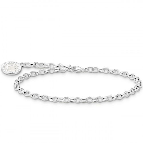 Helen Kirchhofer - Thomas Sabo Charm Armband mit Schimmernden Weissem Kaltemaille Silber - X2088-007-21