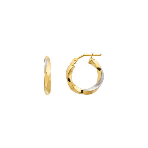 Helen Kirchhofer - Xenox Fine Bicolor Creolen 9k - XG9K6102GW