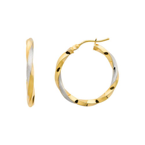 Helen Kirchhofer - Xenox Fine Bicolor Creolen 14k - XG14K6103GW