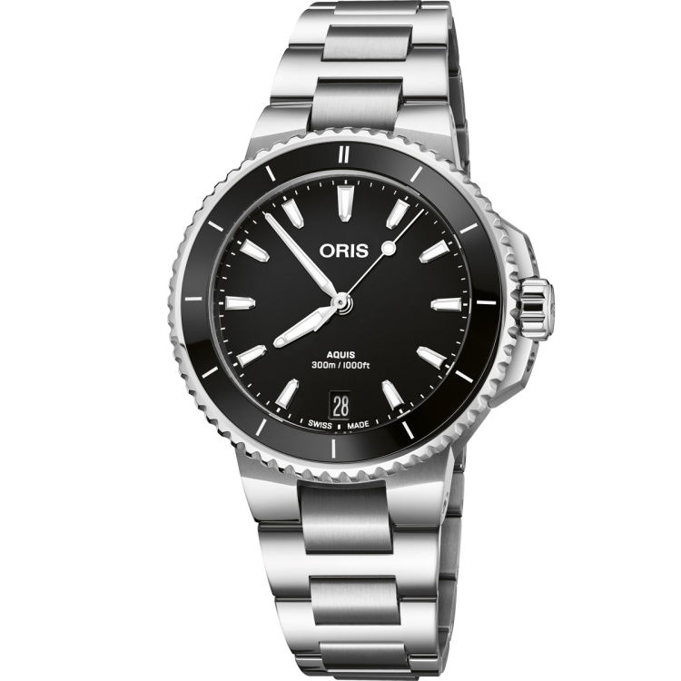 Oris Aquis Date 01 733 7792 4154-07 19 05P Helen Kirchhofer