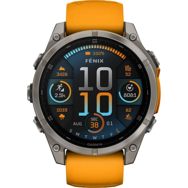 Garmin Fenix 8 Amoled Sapphire Titanium Orange Spark 47 mm 010 02904 11 Helen Kirchhofer