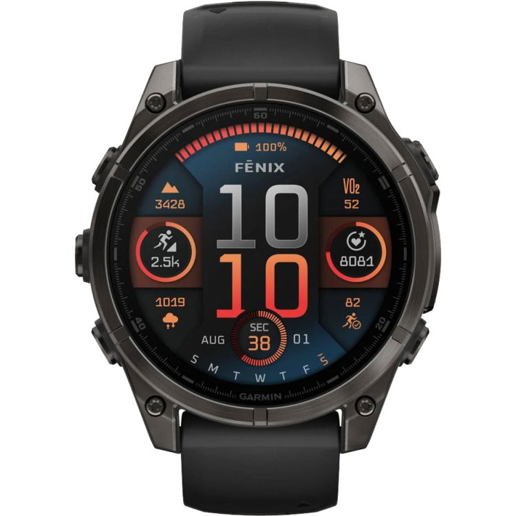 Garmin Fenix 8 Amoled Sapphire Carbon Black (47 mm) - 010-02904-21
