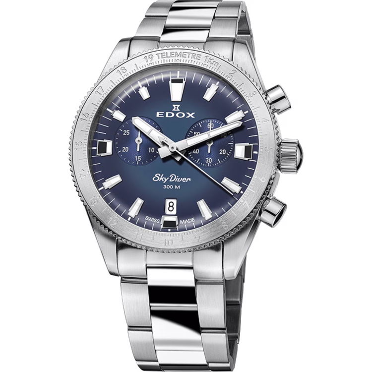 Edox Skydiver Quartz Chronograph Limited Edition 10116 3 BUIDN Helen Kirchhofer
