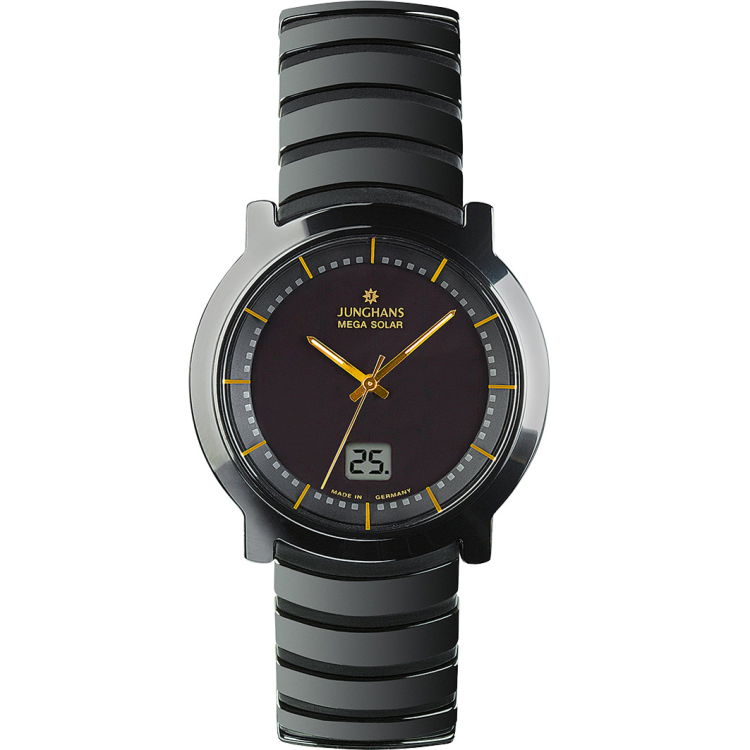 Solar Funkuhr Mega Solar Ceramic Junghans Damen Funkuhr Junghans