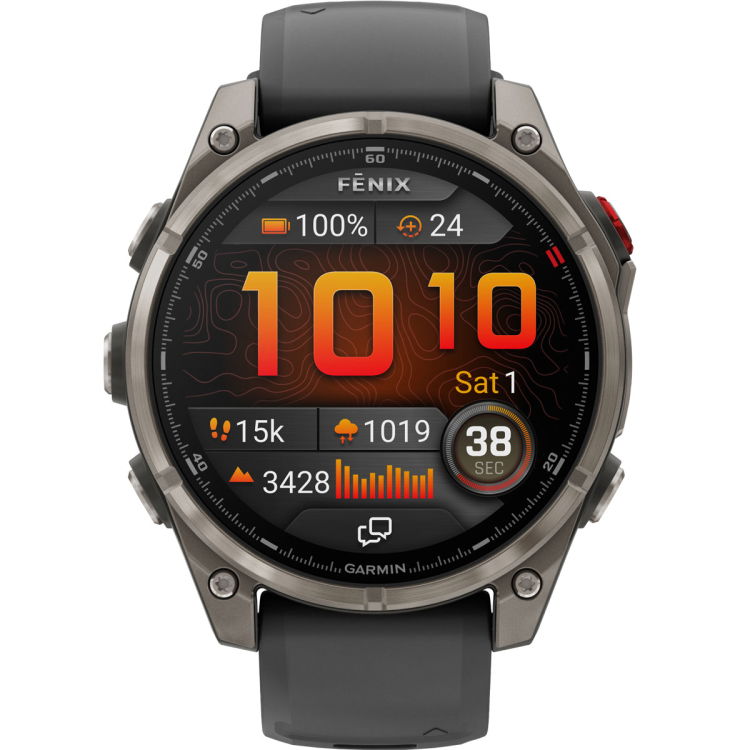 Garmin Fenix 8 Pro Amoled Sapphire Titanium Black (47 mm) - 010