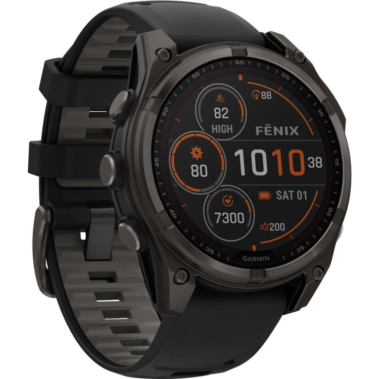 Garmin Fenix 8 Solar Sapphire Carbon (47 mm) - 010-02906-11