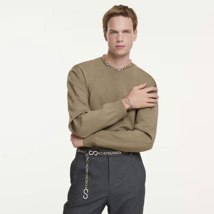 Swarovski Dextera Open Ring Round cut White Gold tone plated - Helen ...