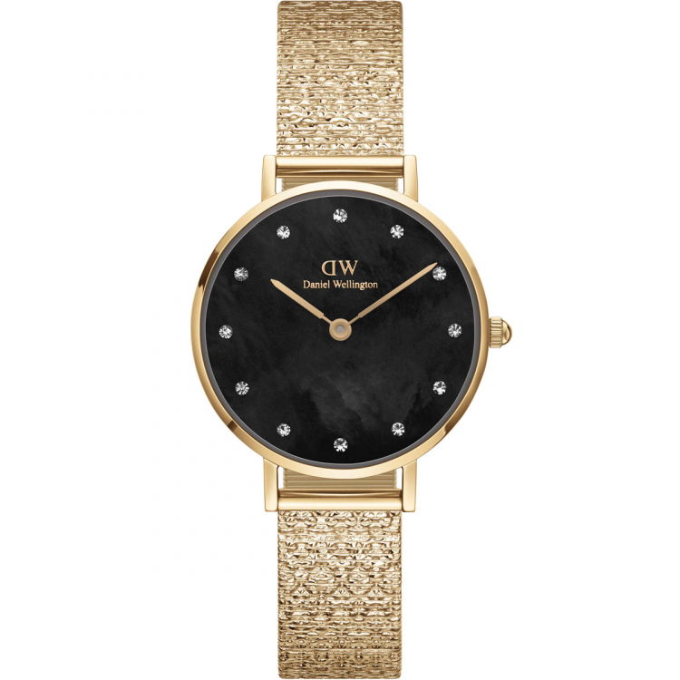 Daniel Wellington Classic Petite Lumine Pressed Piano Gold Black