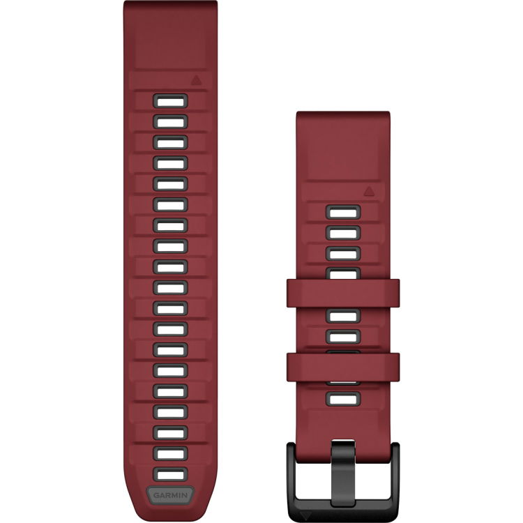 Garmin QuickFit 22 Marsala Graphite Silicone Band 010 13392 06 Helen Kirchhofer