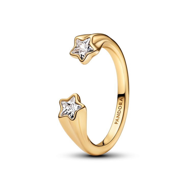 Pandora Bague Ouverte Etoiles Filantes 163582C01 Helen Kirchhofer