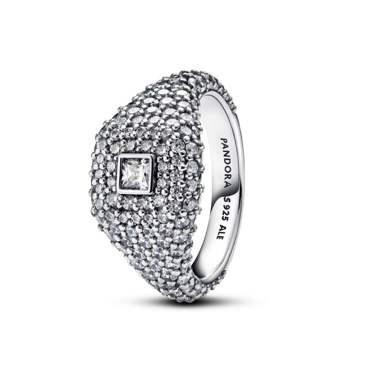 Pandora Bague Cocktail Carree Pavee 193556C01 Helen Kirchhofer