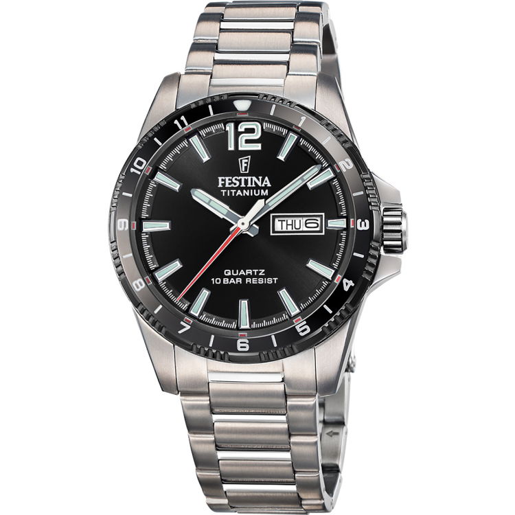 Festina titanium chronograph outlet