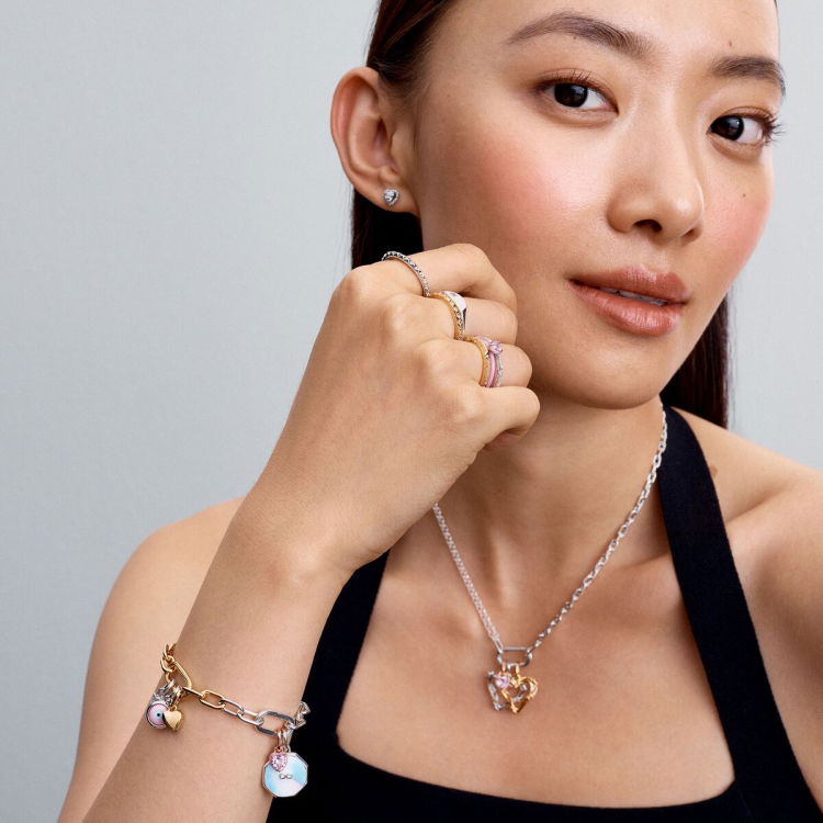 Pandora ME Engravable Evil Eye Murano Glass Mini Dangle