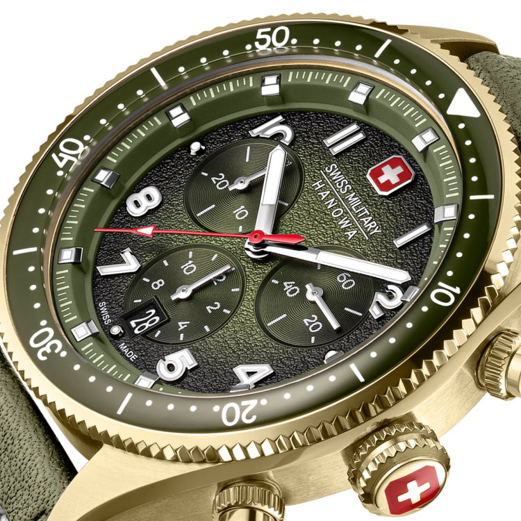 Swiss military hanowa men's arrow chronograph watch hotsell