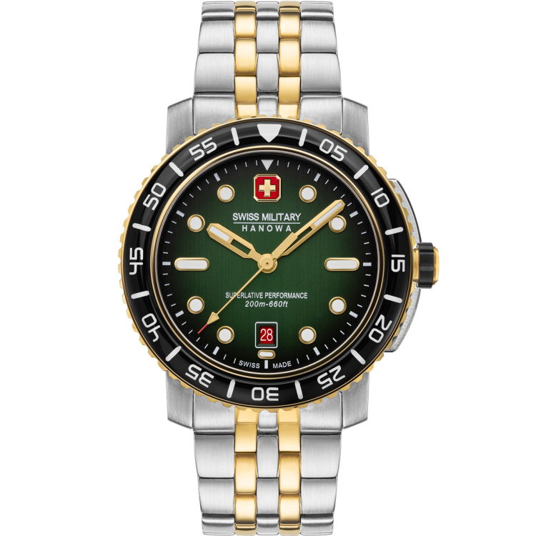 Swiss military hanowa flagship black on sale