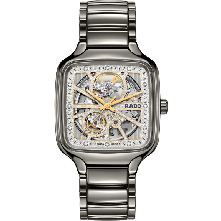 Open Heart Rado Uhren Damen Keramik Weiss Rado True Square Automatic Open  Heart Diamonds R27083722 Helen