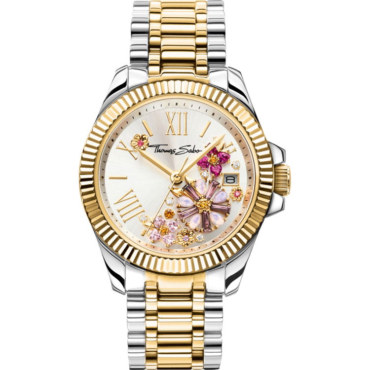 Watches Montre Femme Thomas Sabo Gemmes Multicolores