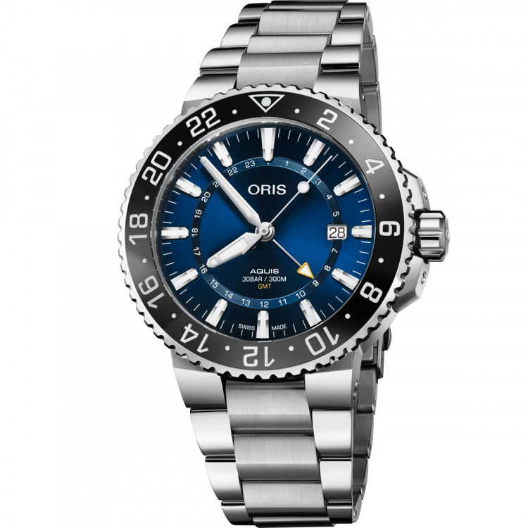 Oris Aquis GMT Date 01 798 7754 4135 07 8 24 05PEB Helen