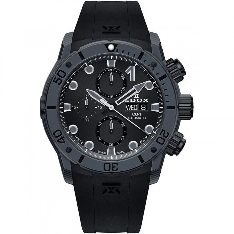 Edox CO 1 Carbon Chronograph Automatic 01125 CLNGN NING