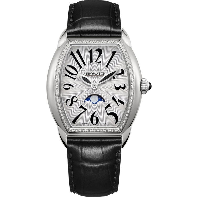 ◆atelier shion◆ Aerowatch Streamline Mondphase Quarz - A 43958 AA11 DIA - Helen