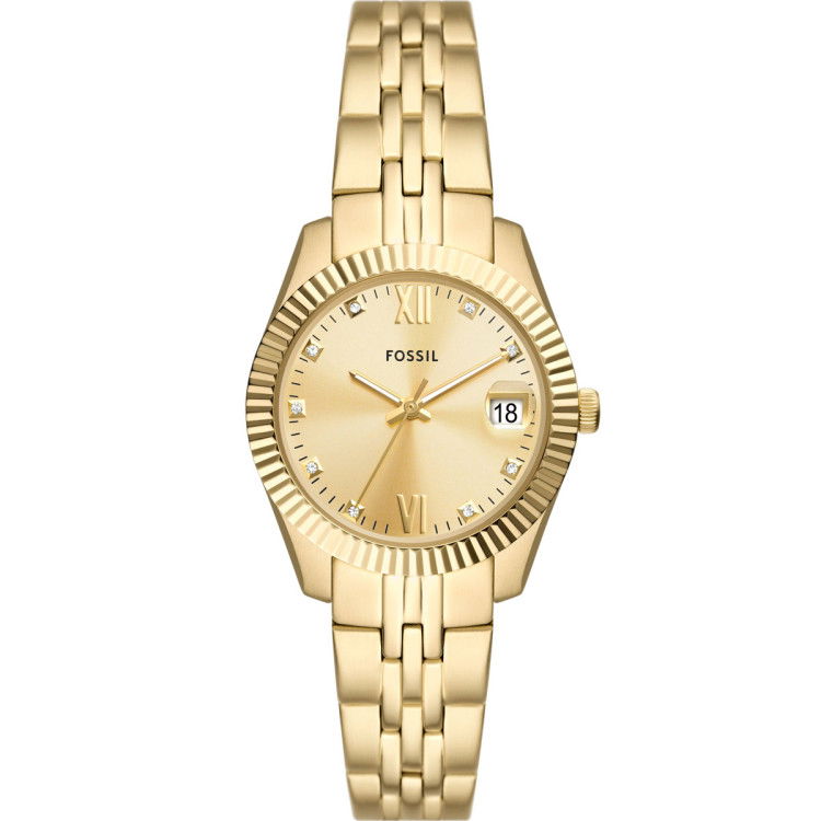 Fossil Scarlette Damenuhr Fossil Edelstahl Fossil Damenuhr