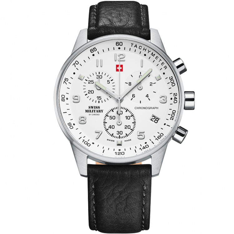 Swiss military cheap quartz 50m