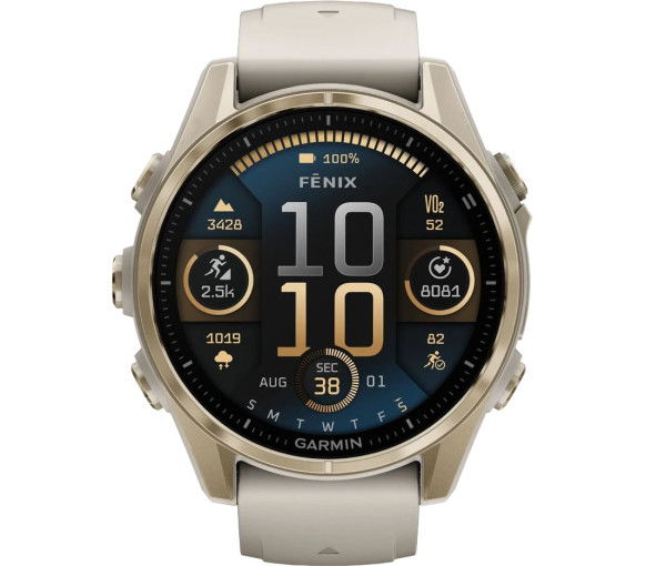 Garmin Fenix 8 Amoled Sapphire Soft Gold Fog Gray (43 mm) - 010-02903-11