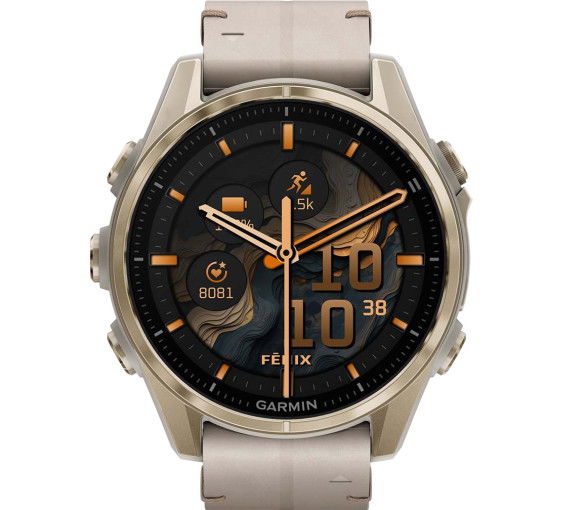 Garmin Fenix 8 Amoled Sapphire Soft Gold (43 mm) - 010-02903-40