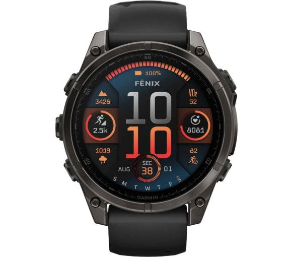 Garmin Fenix 8 Amoled Sapphire Carbon Black (47 mm) - 010-02904-21