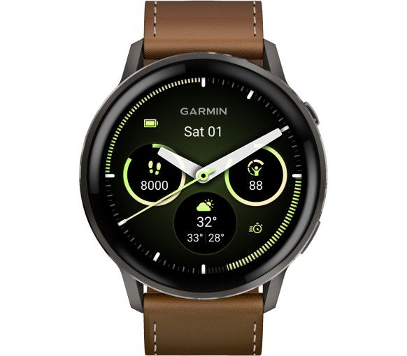 Garmin Venu 4 Slate Black Brown (45 mm) - 010-03014-03