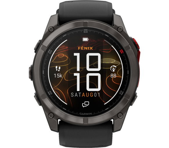 Garmin Fenix 8 Pro MicroLED Sapphire Carbon Grey Black (51 mm) - 010-03380-01