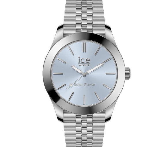 Helen Kirchhofer - Ice-Watch Ice Steel Solar Silver Light Blue - 023789