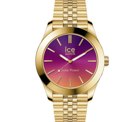 Helen Kirchhofer - Ice-Watch Ice Steel Solar Gold Night Pink - 023792