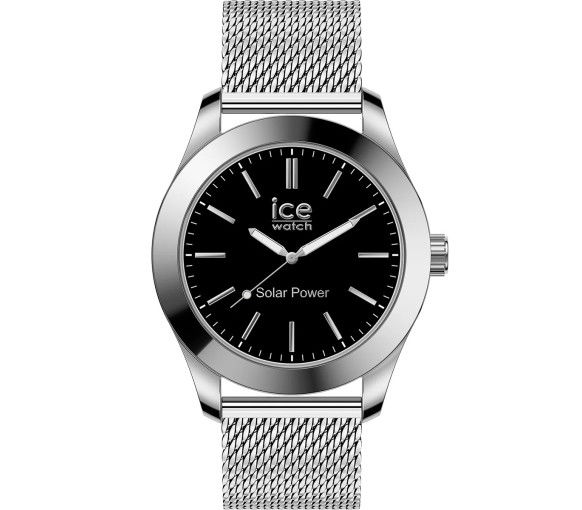 Helen Kirchhofer - Ice-Watch Ice Steel Solar Silver Black - 023795