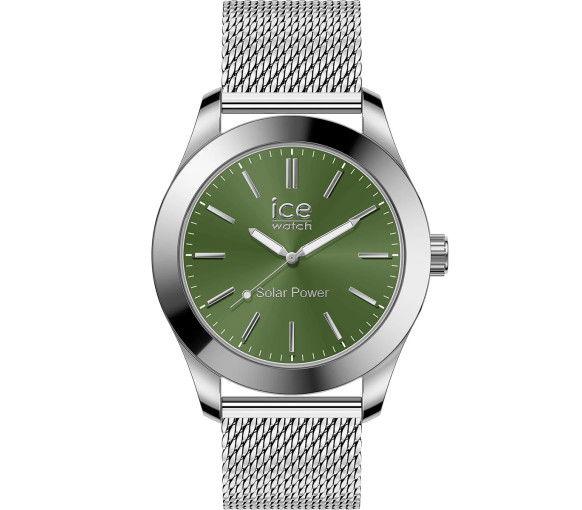 Helen Kirchhofer - Ice-Watch Ice Steel Solar Silver Green - 023796